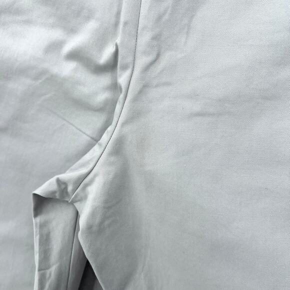 WILDFANG The Ace Crop Pant Womens 6 Light Gray High Rise Cotton Tapered Chino - Picture 14 of 16